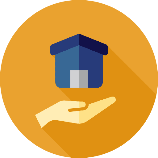 Real estate house construction buildings icon