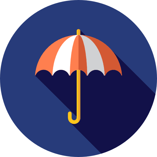 Umbrella rainy umbrellas rain icon