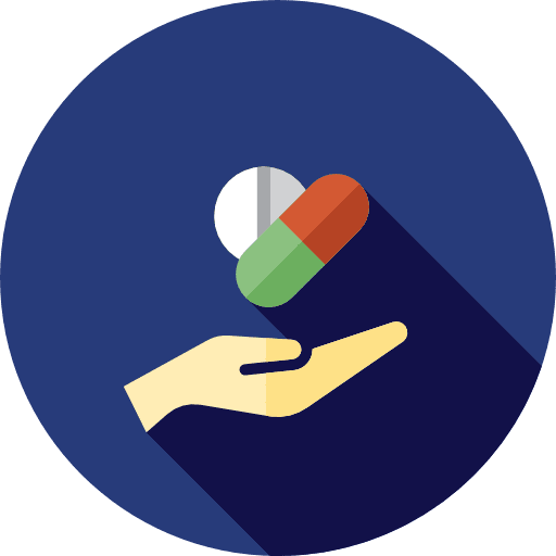 Drugs medicine pills health care icon