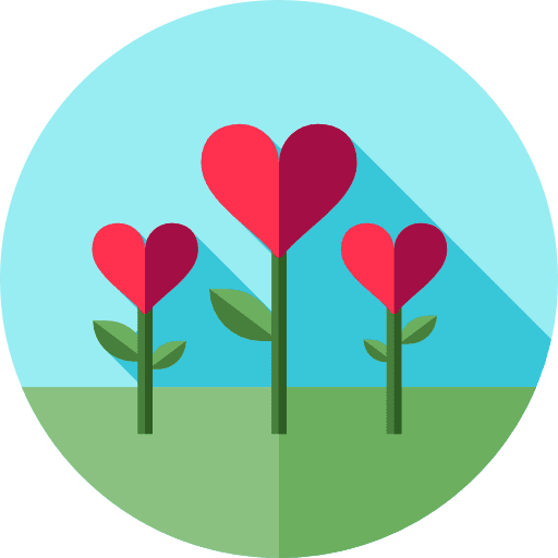 Flower botanical garden blossom icon