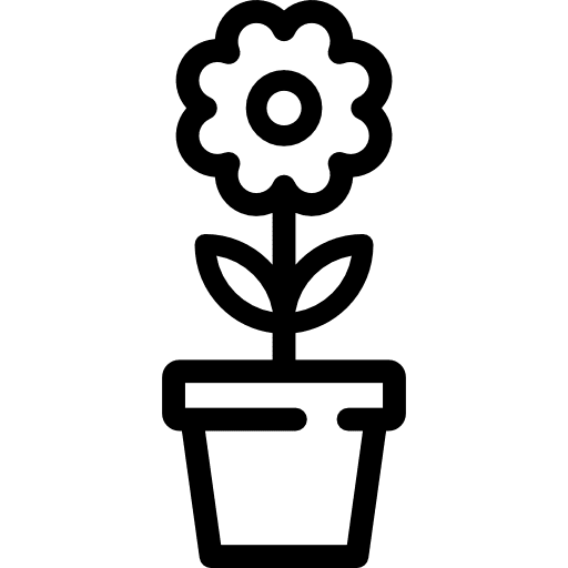 Flower petals nature flower icon