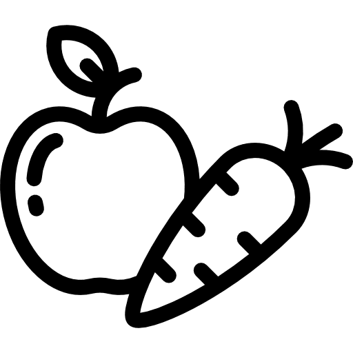 Harvest carrots farm ingredient icon