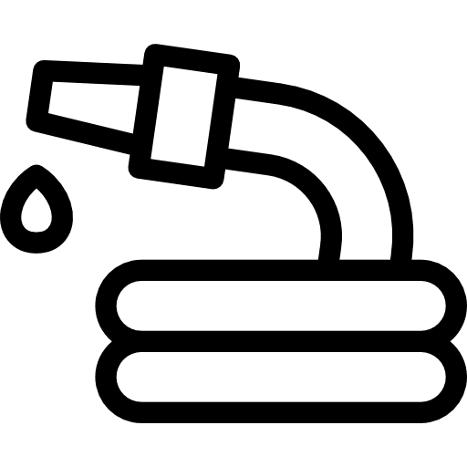 Hose hosepipe farming and gardening tools and utensils icon