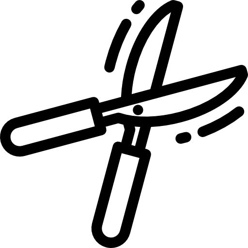 Scissors cutting tools and utensils handcraft icon