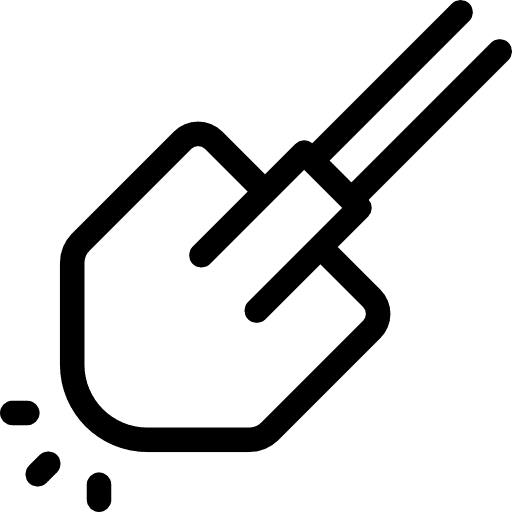 Shovel tools and utensils holidays construction and tools icon