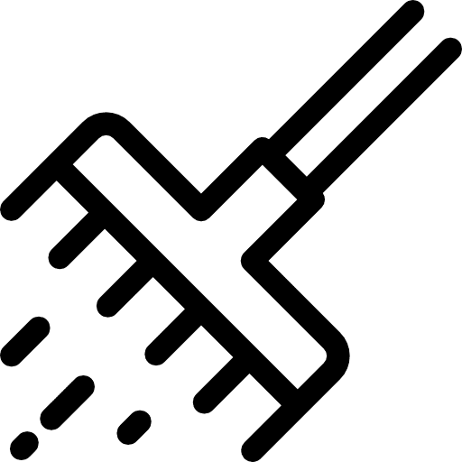 Rake rake pitchfork construction and tools icon