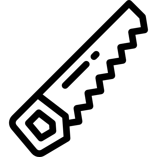 Saw saw wood carpentry icon