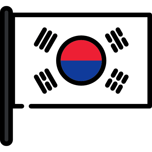 South korea flags country south korea icon
