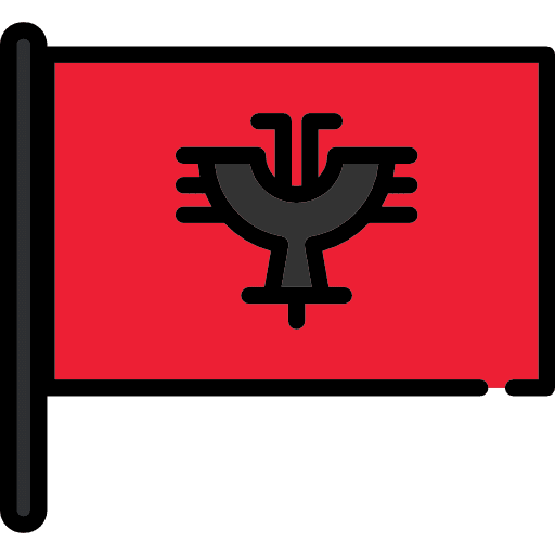 Albania country albania flag icon