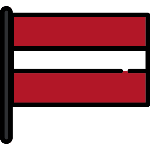 Latvia flag latvia nation icon