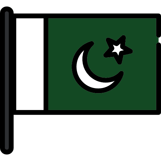 Pakistan country nation flags icon