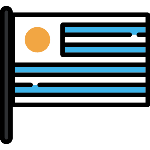 Uruguay world uruguay nation icon