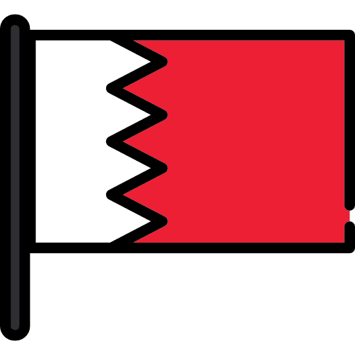 Bahrain country flags flag icon