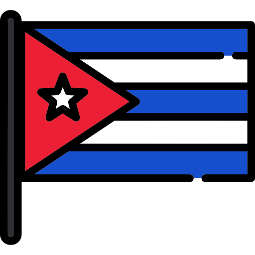 Cuba flag cuba nation icon