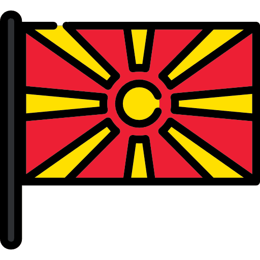 Republic of macedonia country republic of macedonia flag icon