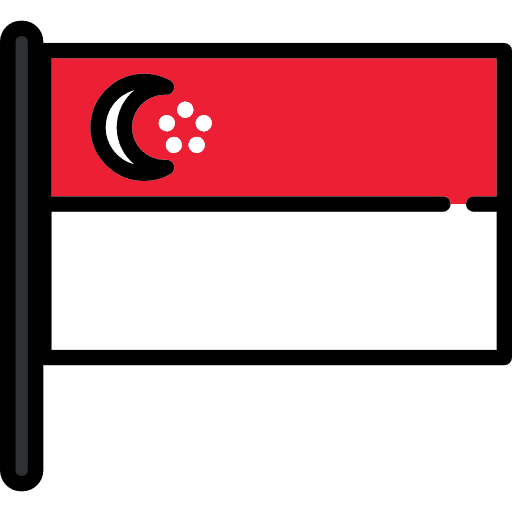Singapore flags world flag icon
