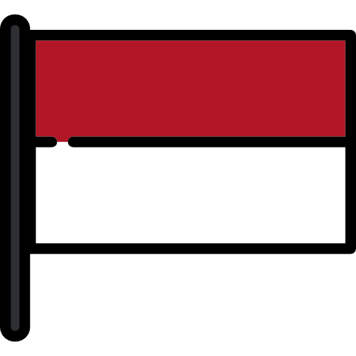 Indonesia nation country flag icon