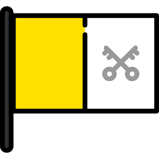 Vatican city flags world country icon