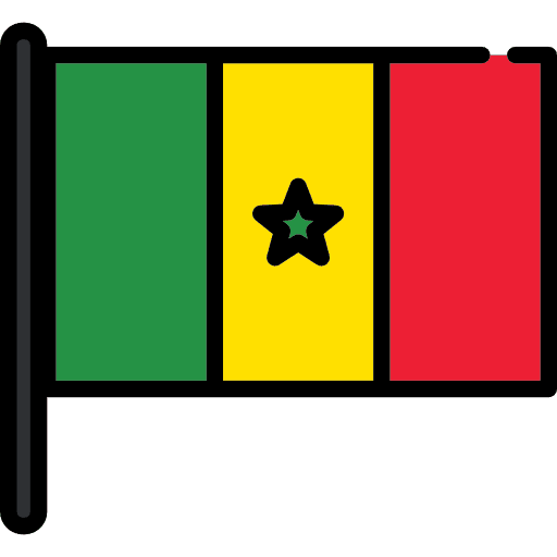Senegal senegal flags flag icon