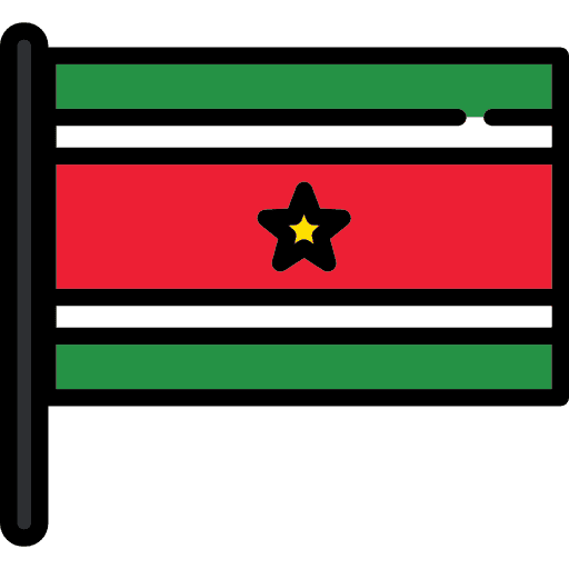 Suriname country world nation icon