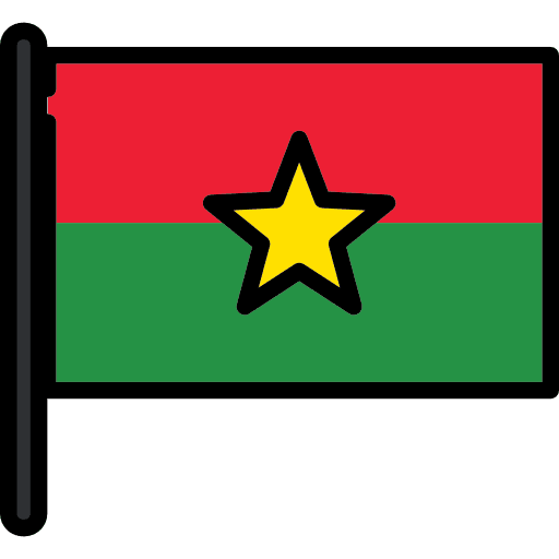 Burkina faso flag nation flags icon
