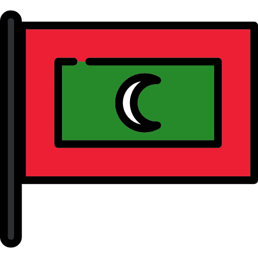 Maldives world flags nation icon