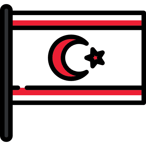 Northern cyprus flag world country icon