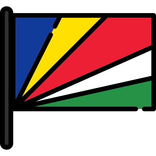 Seychelles nation flags world icon