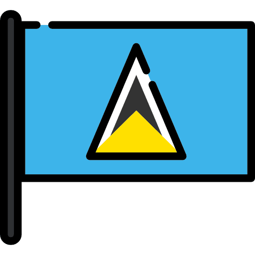 St lucia world nation flags icon