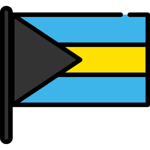 Bahamas country nation flags icon
