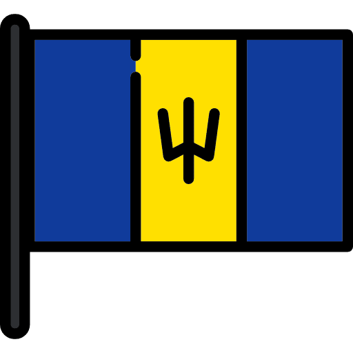 Barbados nation country flags icon