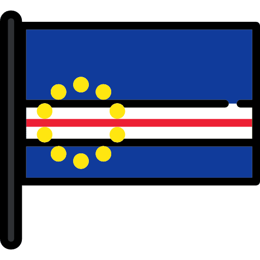 Cape verde nation country flag icon