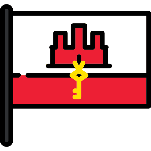 Gibraltar nation world flags icon
