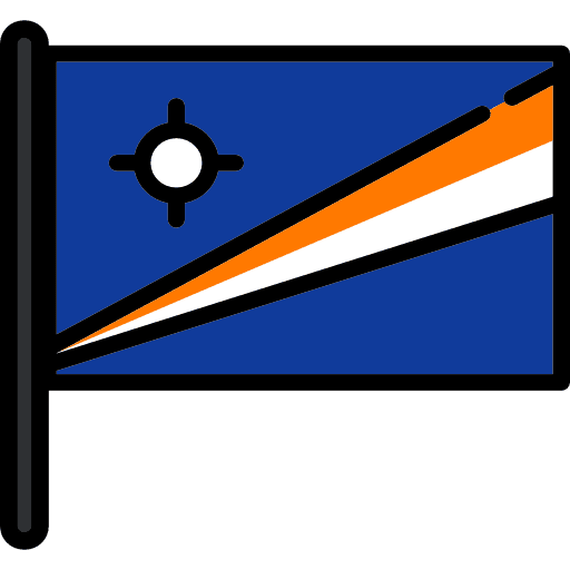 Marshall island country flags nation icon