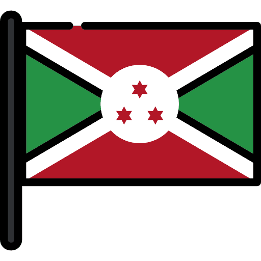 Burundi flags nation country icon