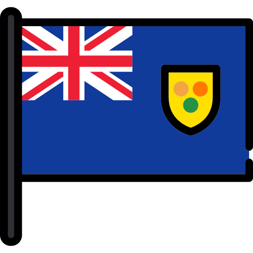 Turks and caicos nation country flags icon