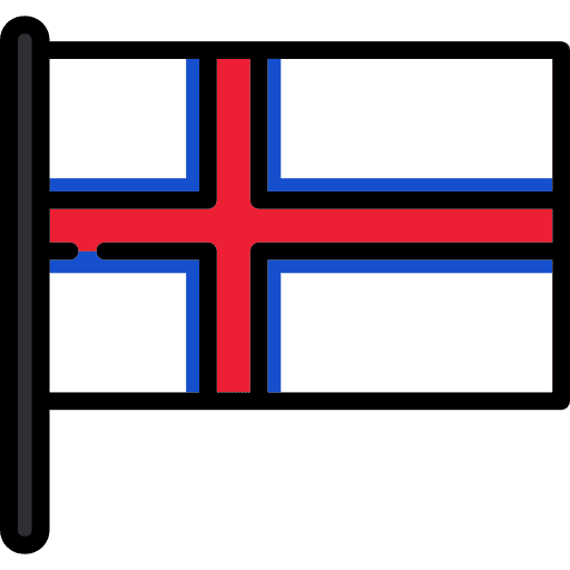 Faroe islands nation flag country icon