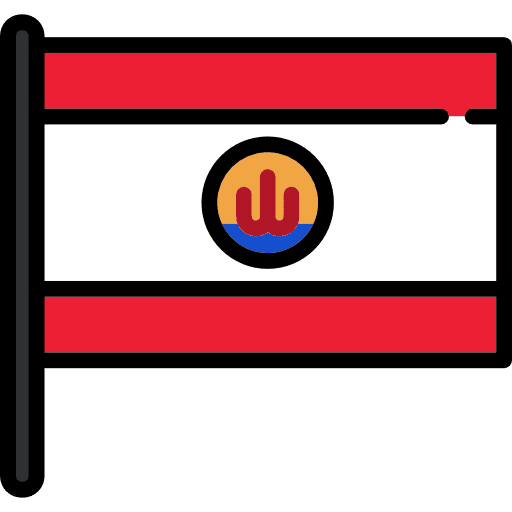 French polynesia country world french polynesia icon