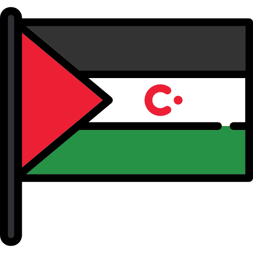 Sahrawi arab democratic republic flag flags world icon