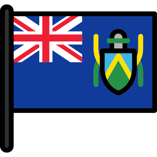 Pitcairn islands flag pitcairn islands country icon