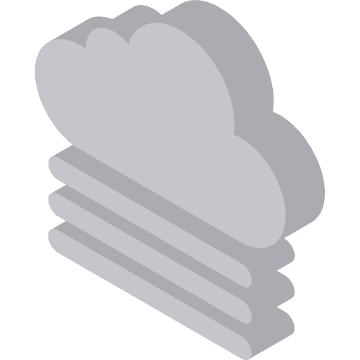 Fog weather fog mist icon
