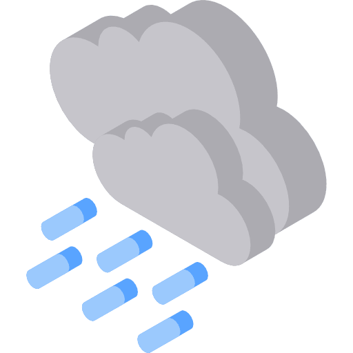 Storm rainy weather rain icon