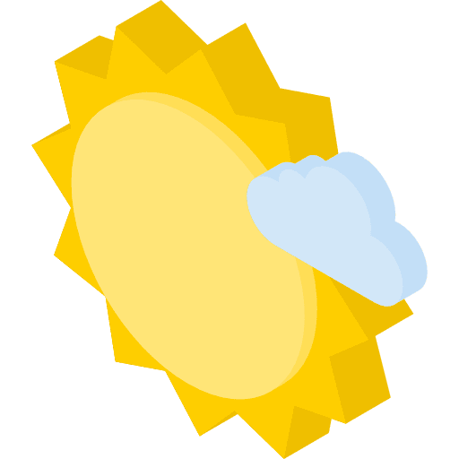 Sun sunny meteorology summertime icon