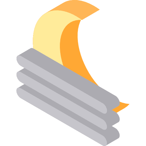 Hazy nature half moon weather icon