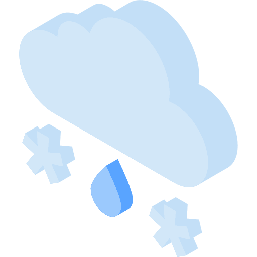 Sleet cloud weather sleet icon