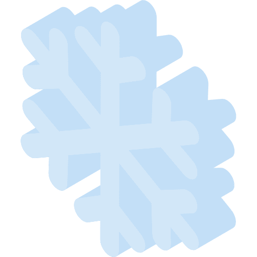 Snowflake winter snow cold icon