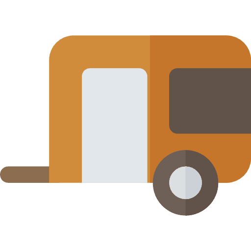 Caravan caravan summer holidays icon