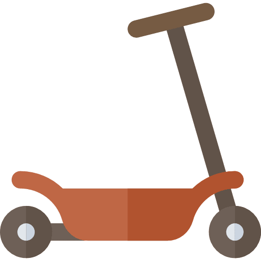 Scooter leisure fun scooter icon