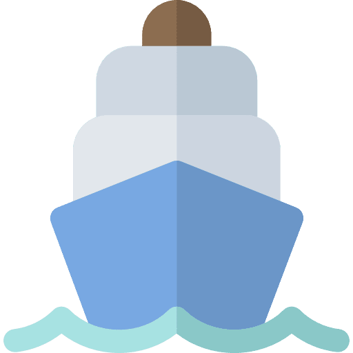 Ship ships boat transportation icon