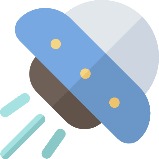 Ufo extraterrestrial transport alien icon